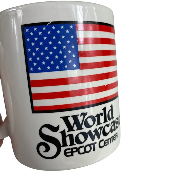 Vintage Disney Epcot Center World Adventure Mickey Mouse Patriotic Coffee Mug HF - Picture 9 of 11